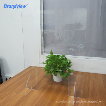 3 mm-6mm Clear Table Top Perspex Divider Shield Pantalla acrílica Strenador de estornudo